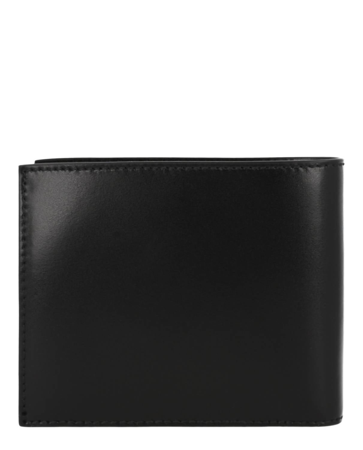 Salvatore Ferragamo Women's Leather Bifold Wallet in black - women's bag - detail view