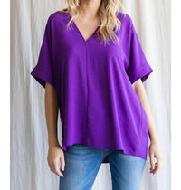 Jodifl - V-neck Shift Top