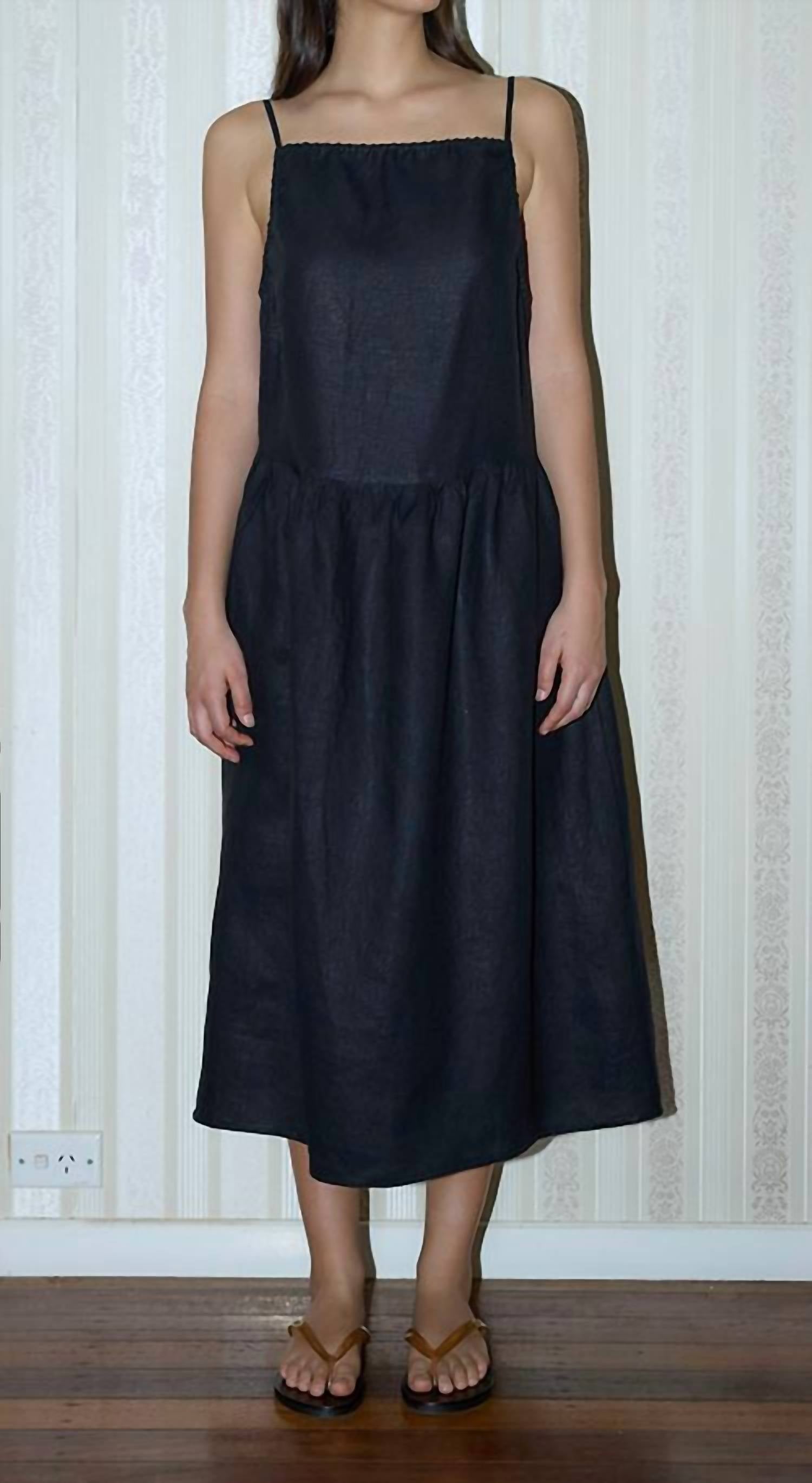 Deiji Studios - Gathered Halter Dress
