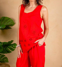 Paparazzi - Floral Viscose Tank Top