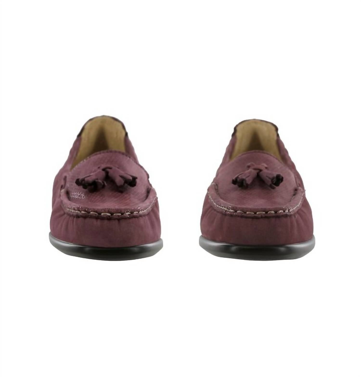 SAS Women's Hope Slip On Loafer in webster wine 1 - women's flats - view 4