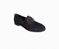 VANELi Women's Kesar Loafer in black suede - women's flats