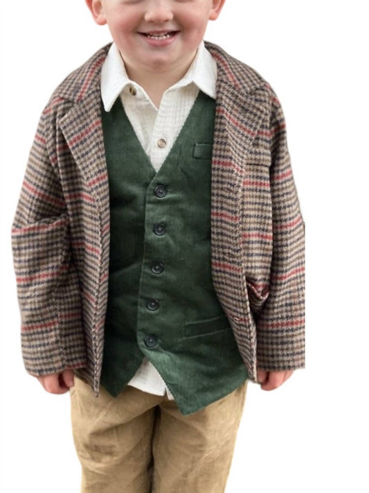 Me & Henry - Boy's Bucks Tweed Jacket