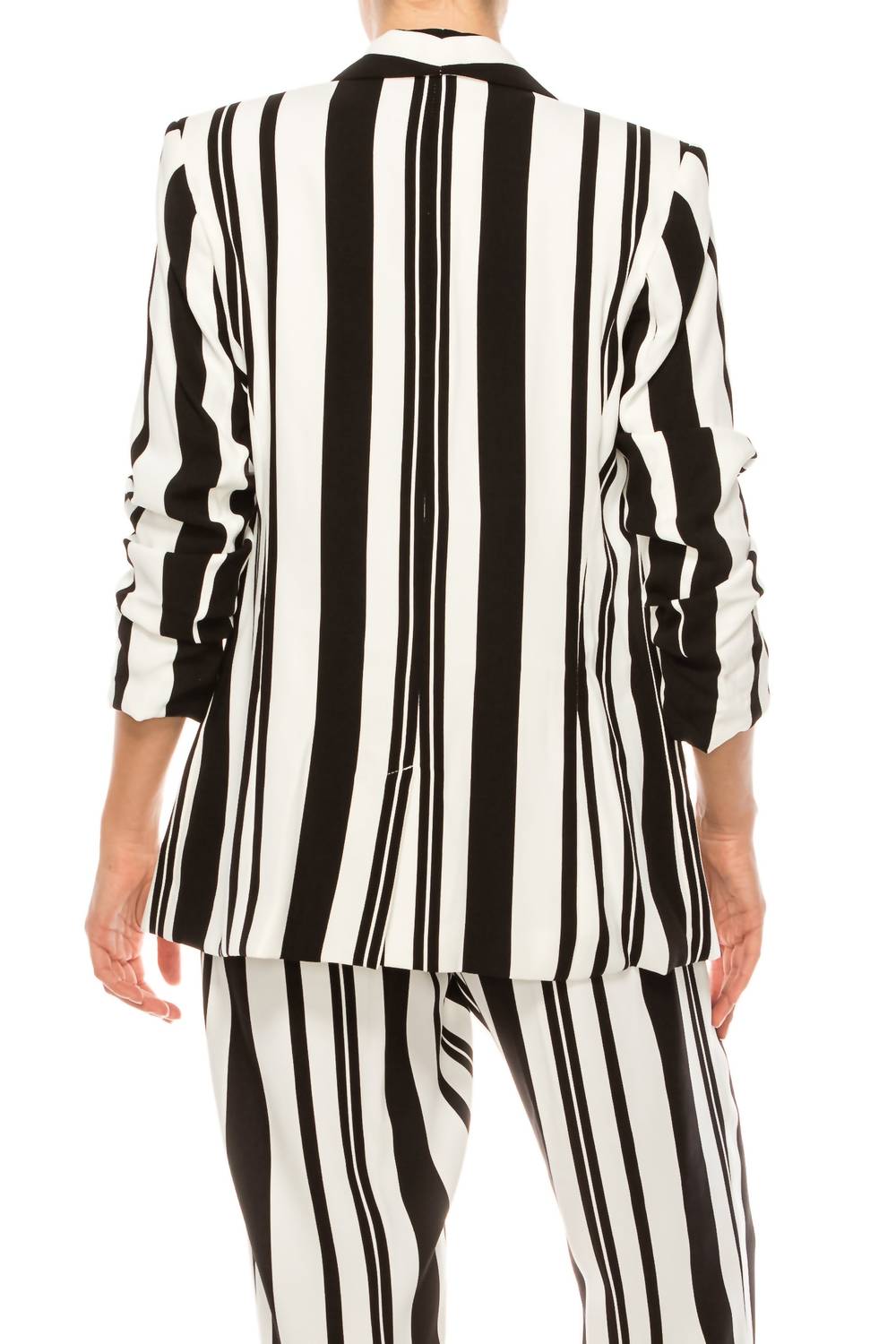 Peter Nygard - Stripe 3/4 Sleeve Blazer