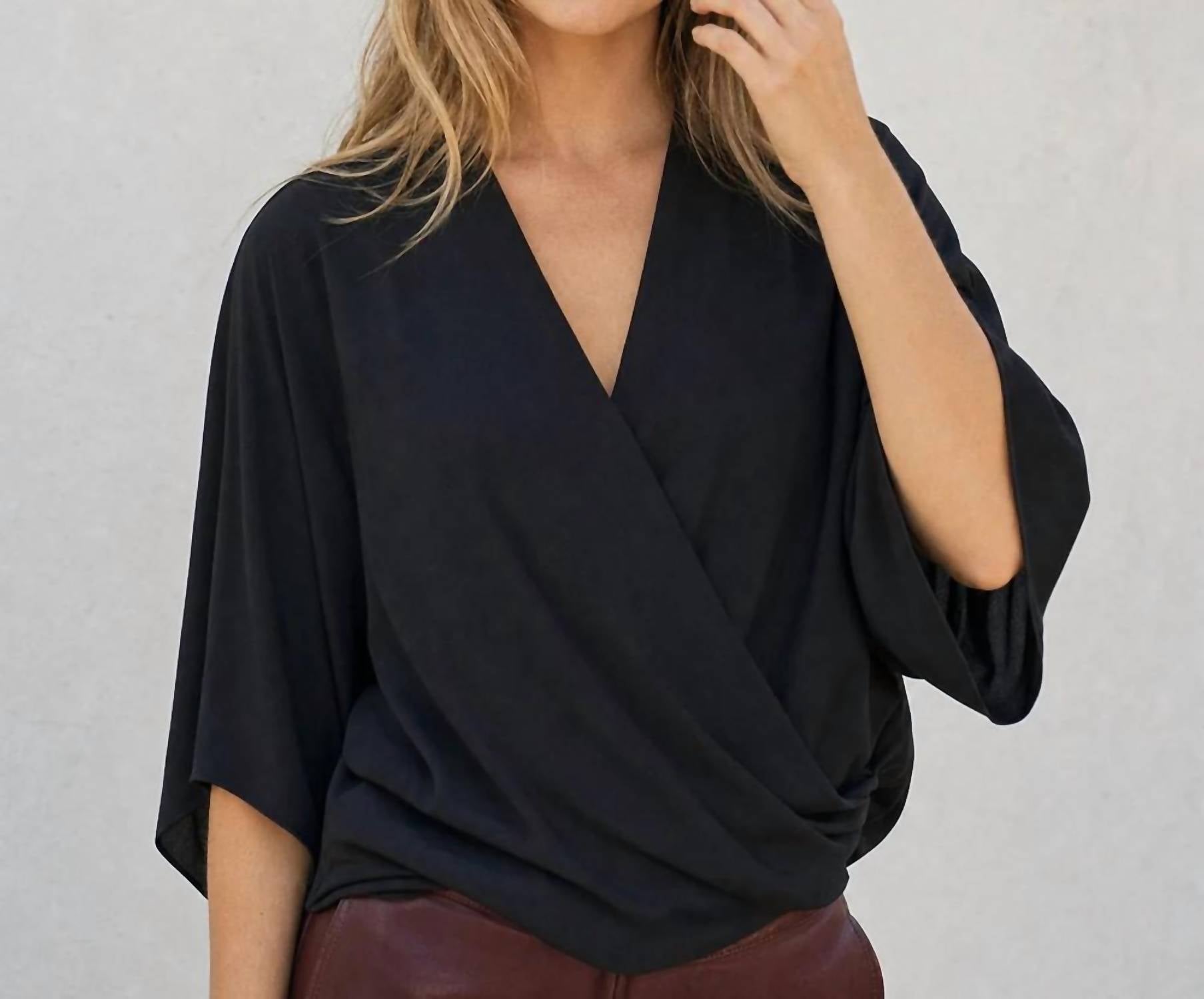 Karen Kane - Layer Wrap Top