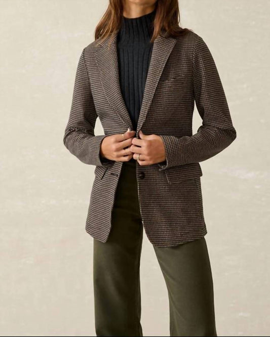 Faherty - Inlet Houndstooth Blazer
