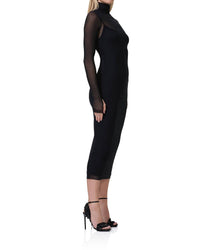 Afrm - Shailene Mesh Midi Dress