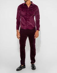 Monfrere - Eastwood Needle Cord Long Sleeve Shirt