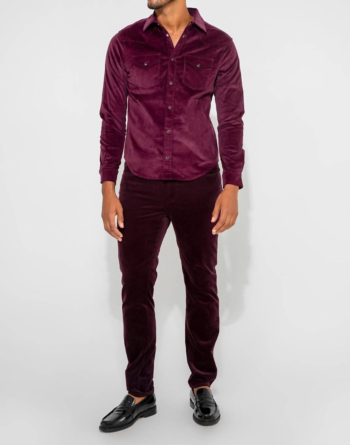 Monfrere - Eastwood Needle Cord Long Sleeve Shirt