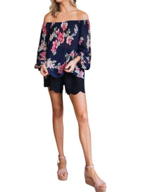 Oddi - Hearts Divided Floral Blouse