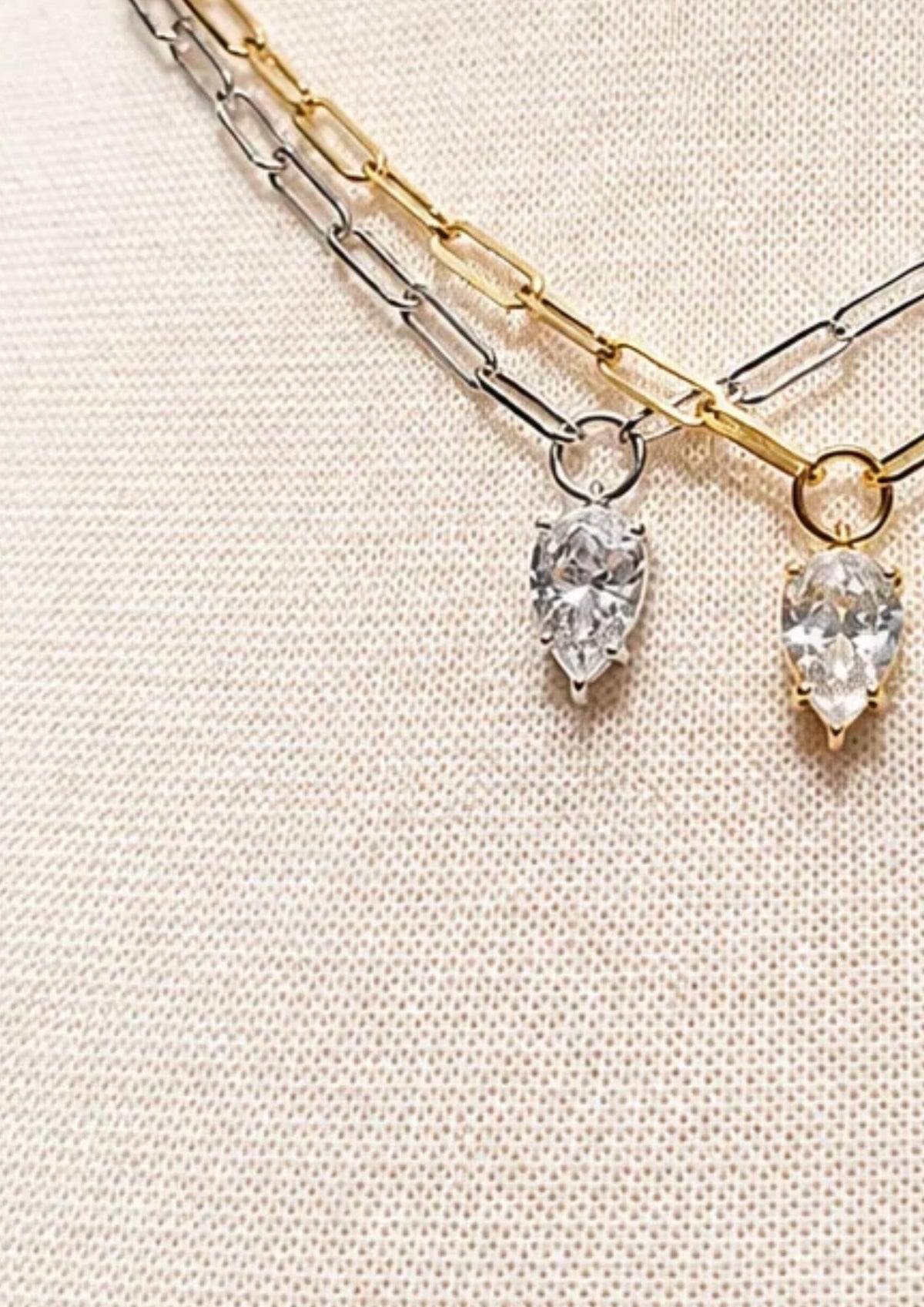 No Whining Designing - Women's Teardrop Necklace