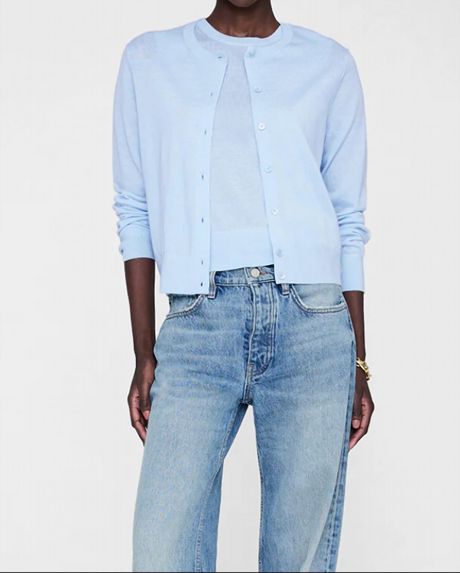 Anine Bing - Moni Cropped Cardigan