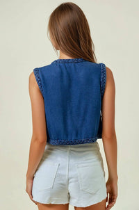 Doe And Rae - Braided Sleeveless Vest