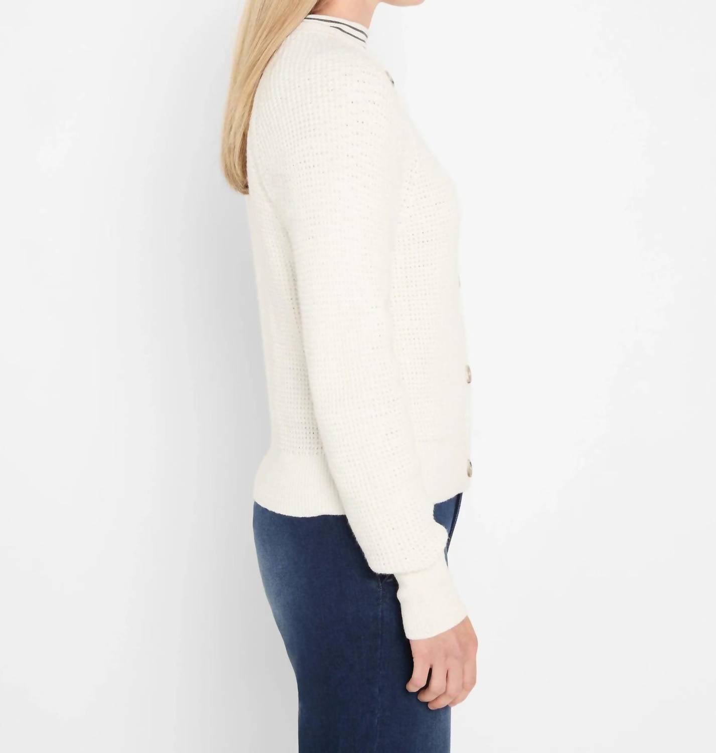 Nic + Zoe - Waffle Tuck Cardigan