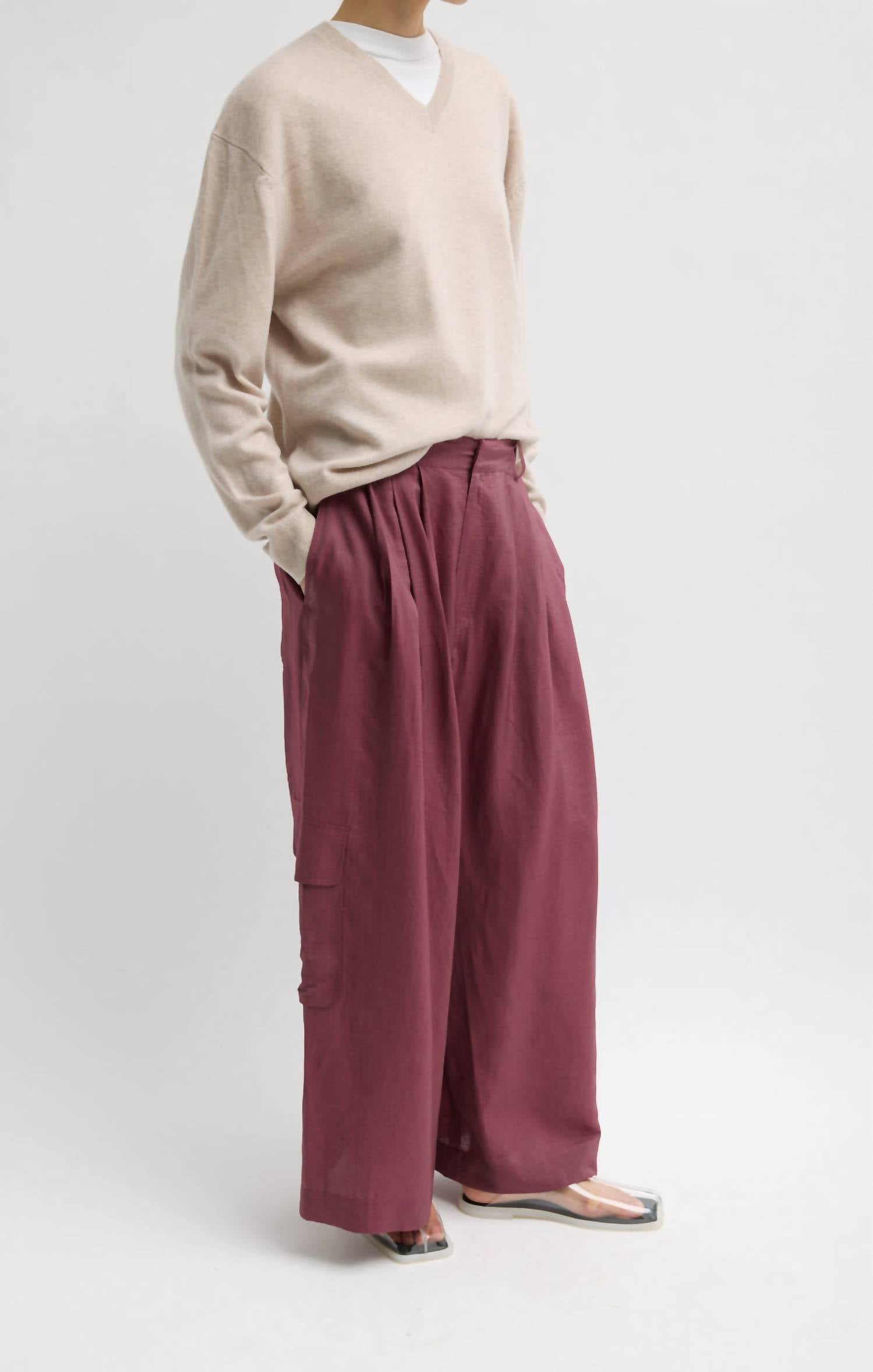 Tibi - Cargo Triple Pleat Pant