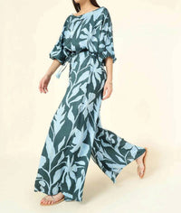 Omika - Verde Boat Neck Blouse