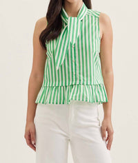 Entro - Capri Stripe Top
