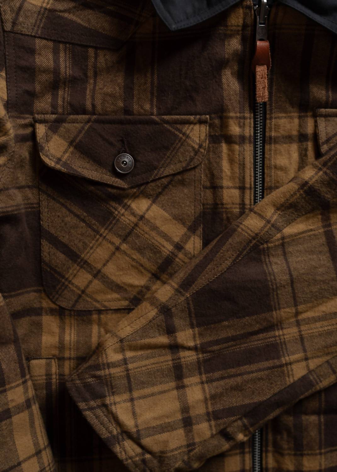 Iron & Resin Verslab Reversible Jacket in brown - men's jacket - view 6