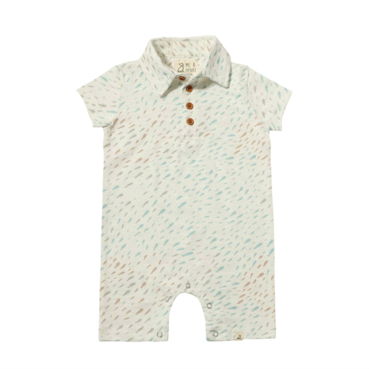 Me & Henry - Boy's Drift Polo Romper