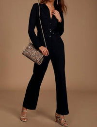 Sage The Label - Chelsea Button-front Coverall Jumpsuit