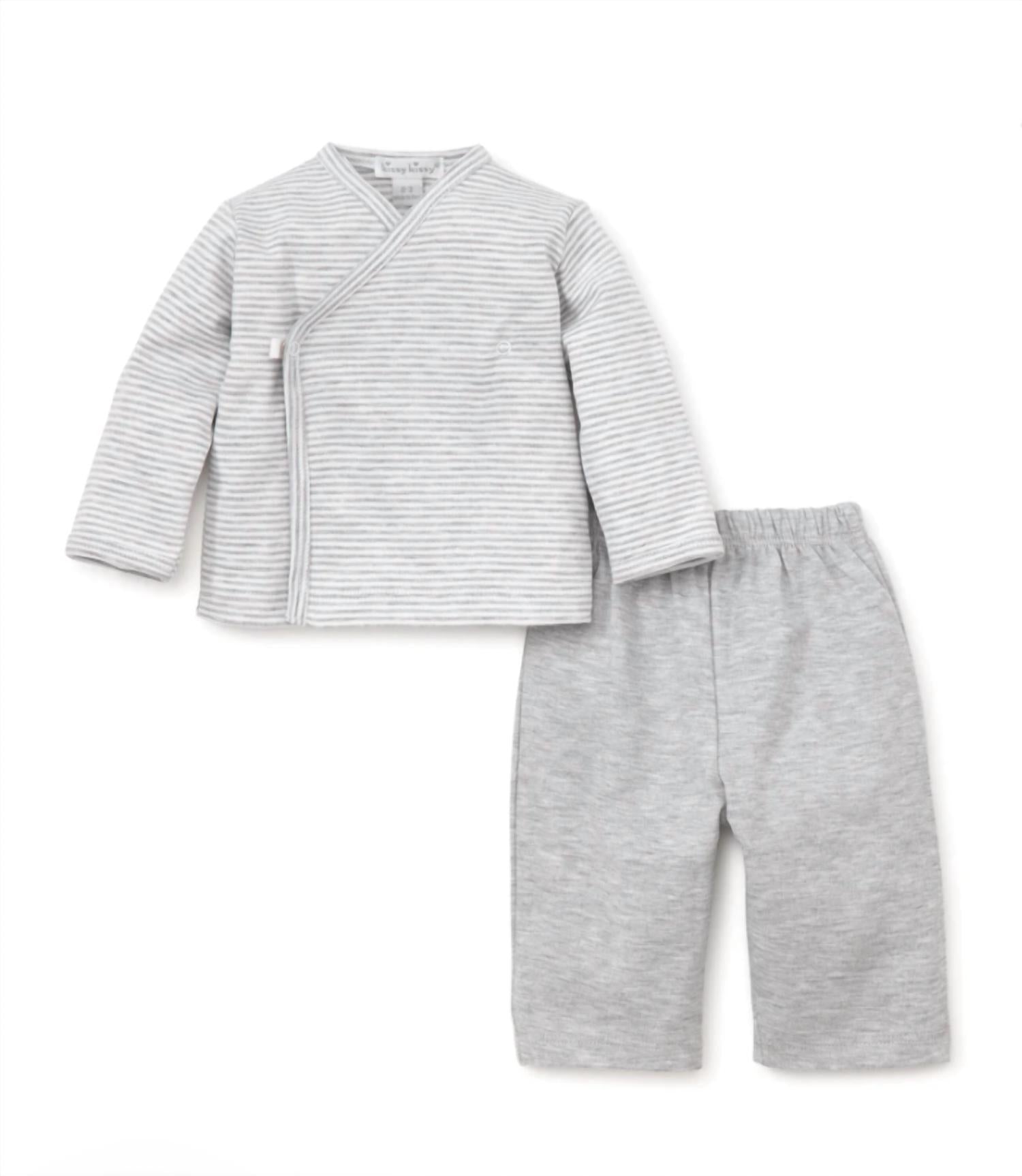 Kissy Kissy - Unisex Kid's Essentials Pant Longsleeve Tee Set
