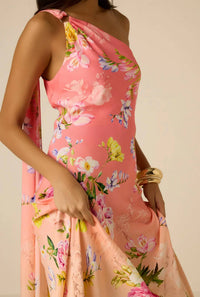 Hemant & Nandita - Avya One Shoulder Sash Dress