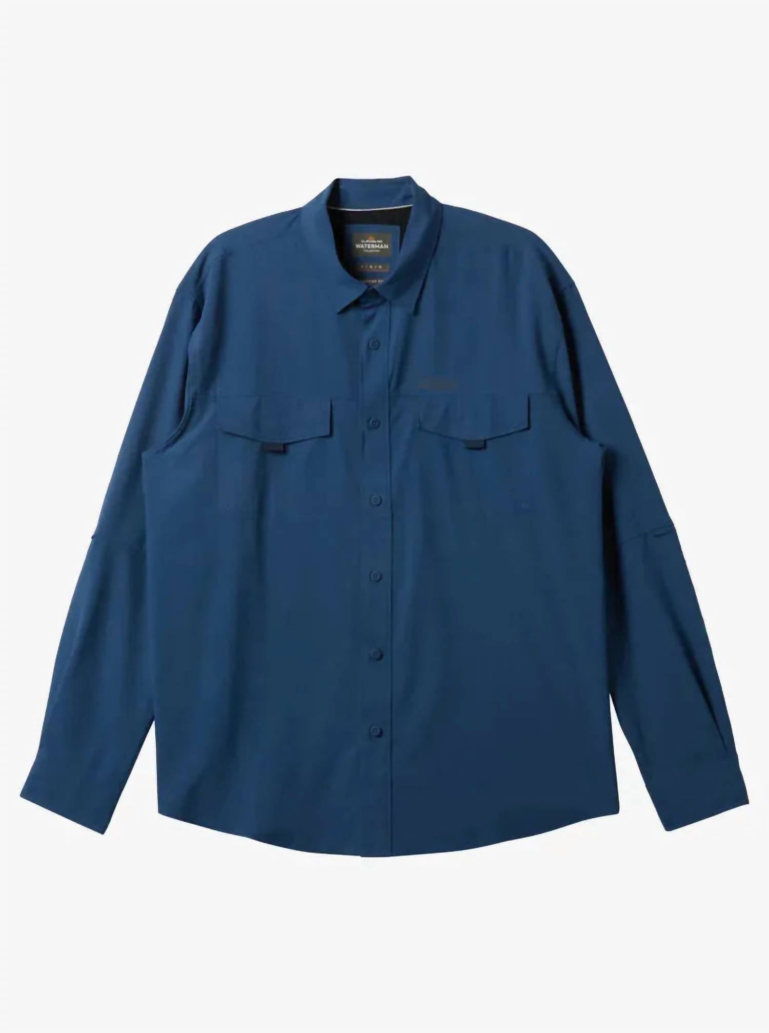 Quiksilver - Men's Skipper Long Sleeve Woven Shirt