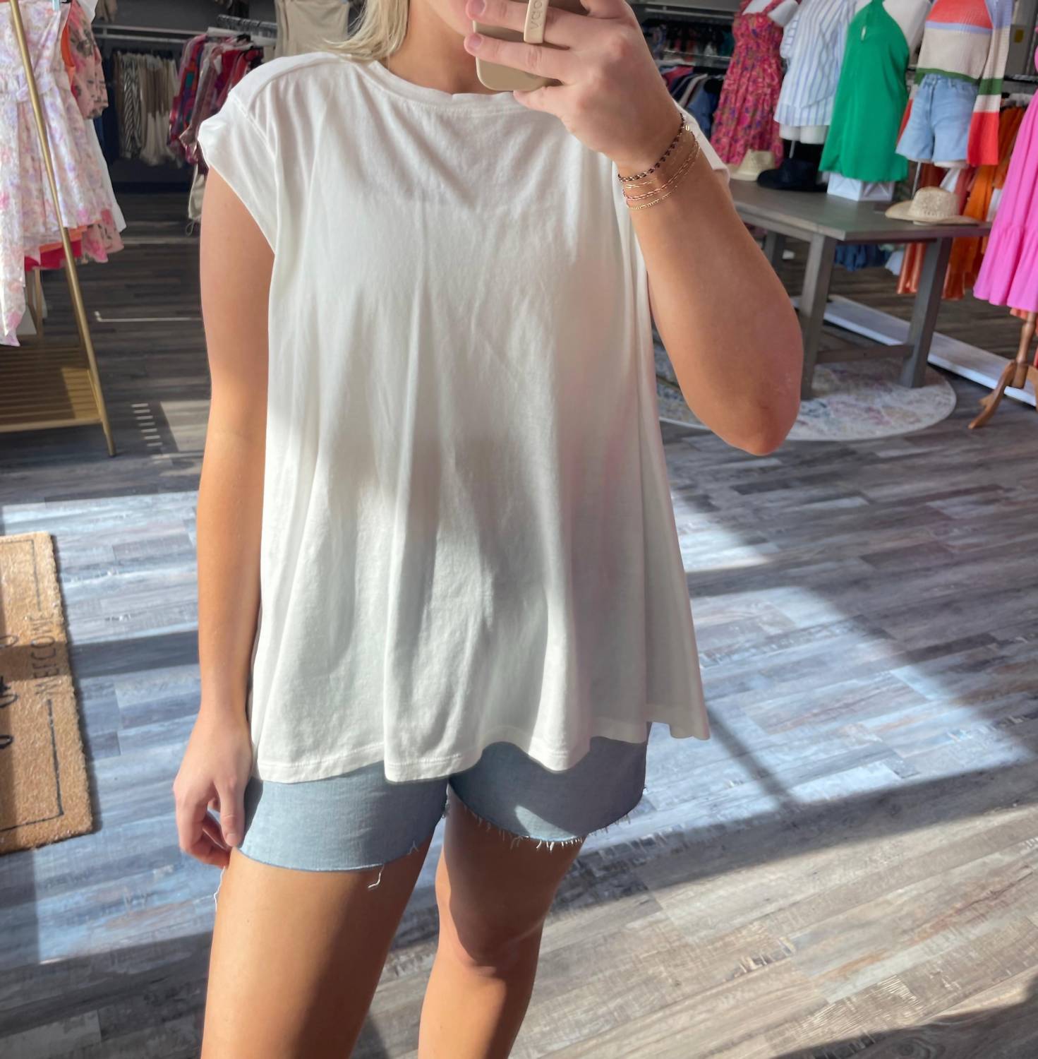 Hyfve - Cap Sleeve Oversized Tee
