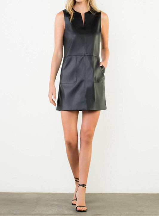 Thml - Sleeveless Leather Dress