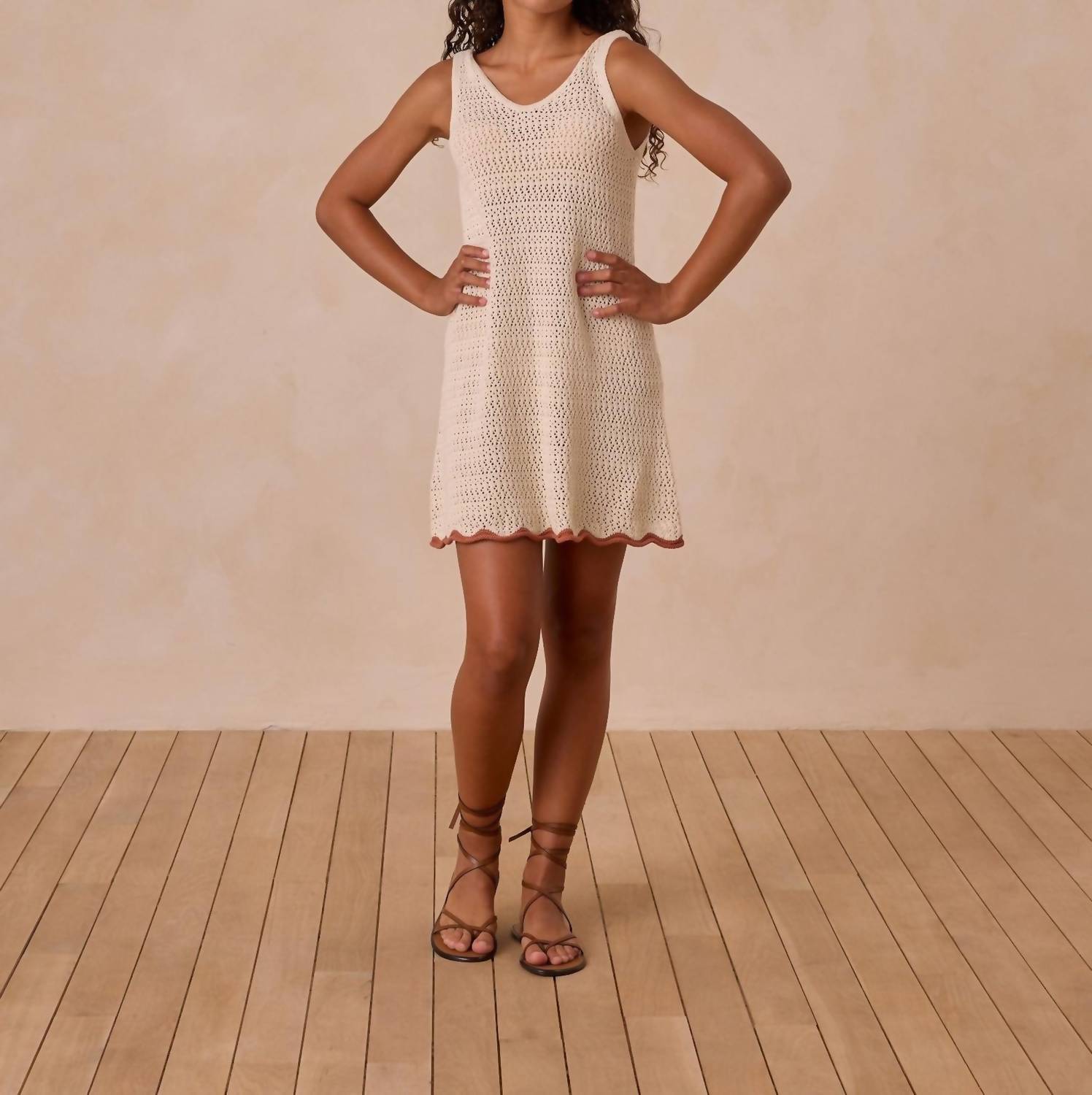 Rylee + Cru - Crochet Tank Mini Dress