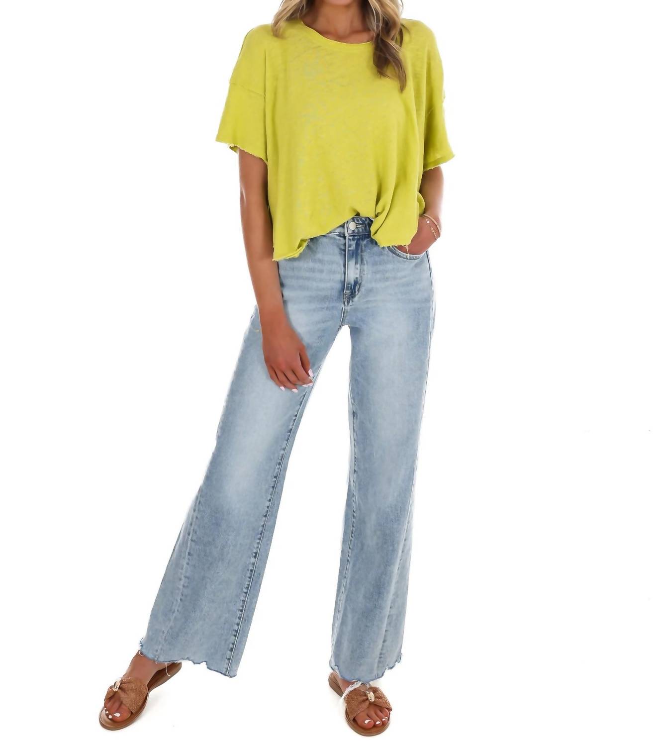 Free People - Elsie Short Sleeve Swing Tee