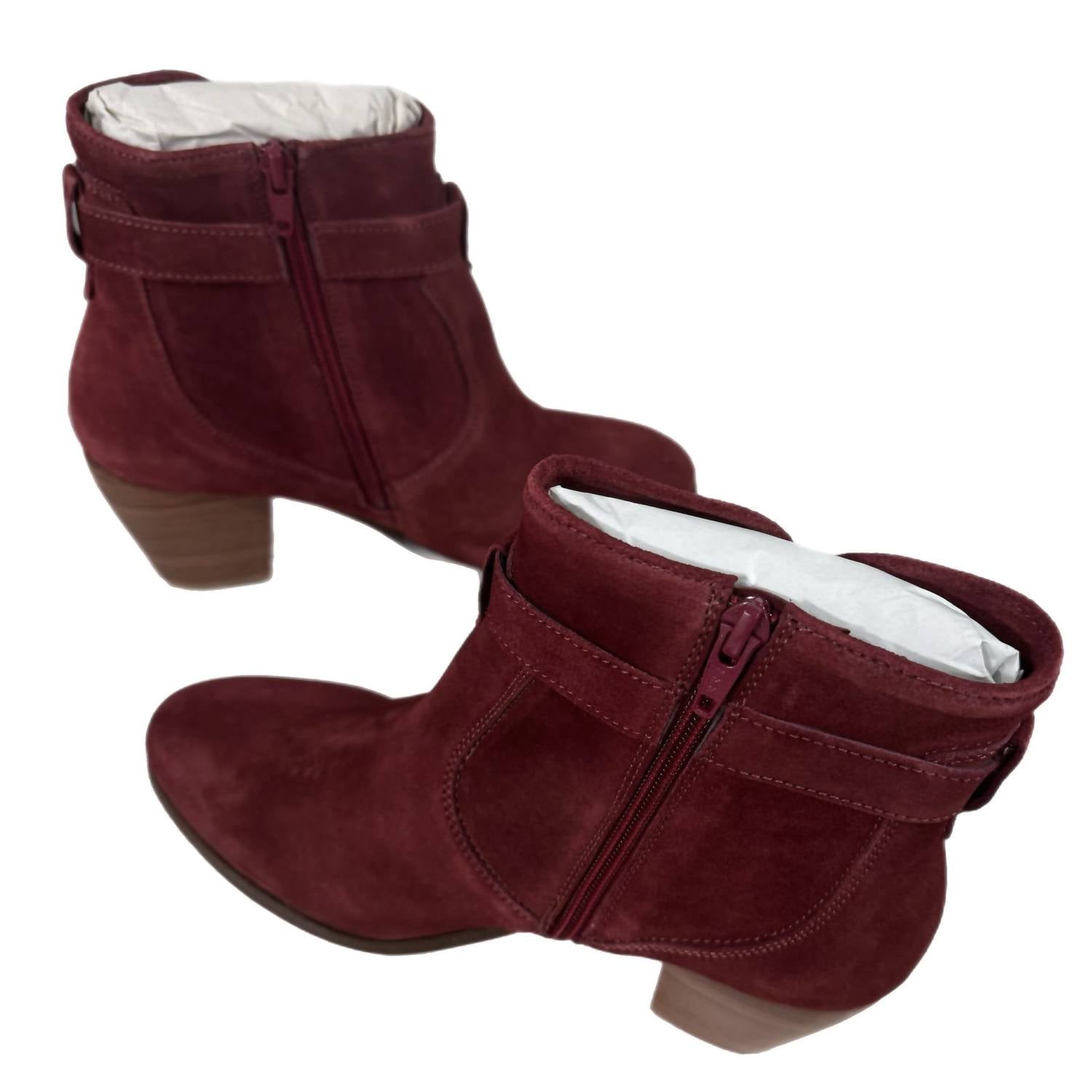 Diba True - Women's Sleek Genuine Suede Leather Booties