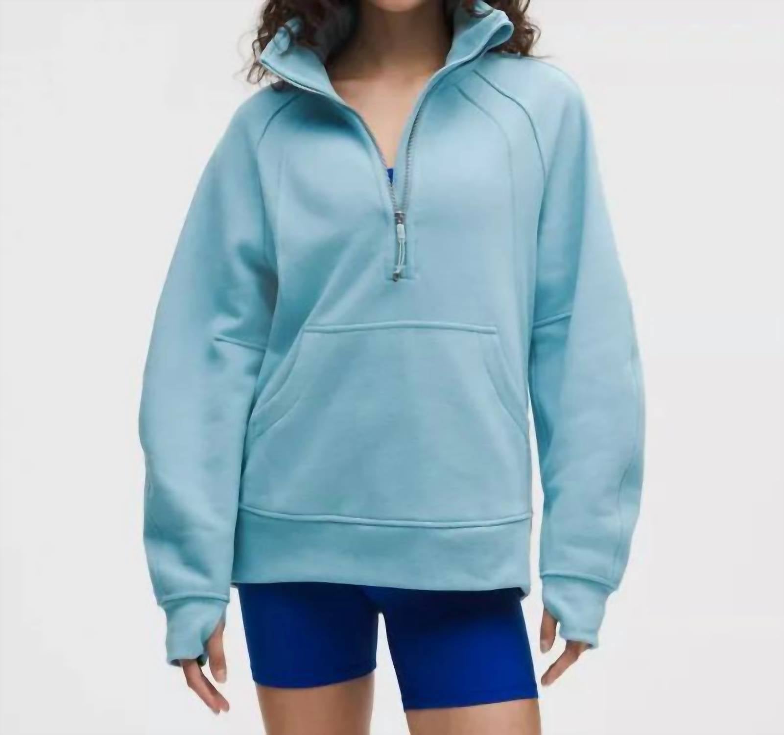 Lululemon - Scuba Oversized Funnel-neck Half Zip Long Sweater