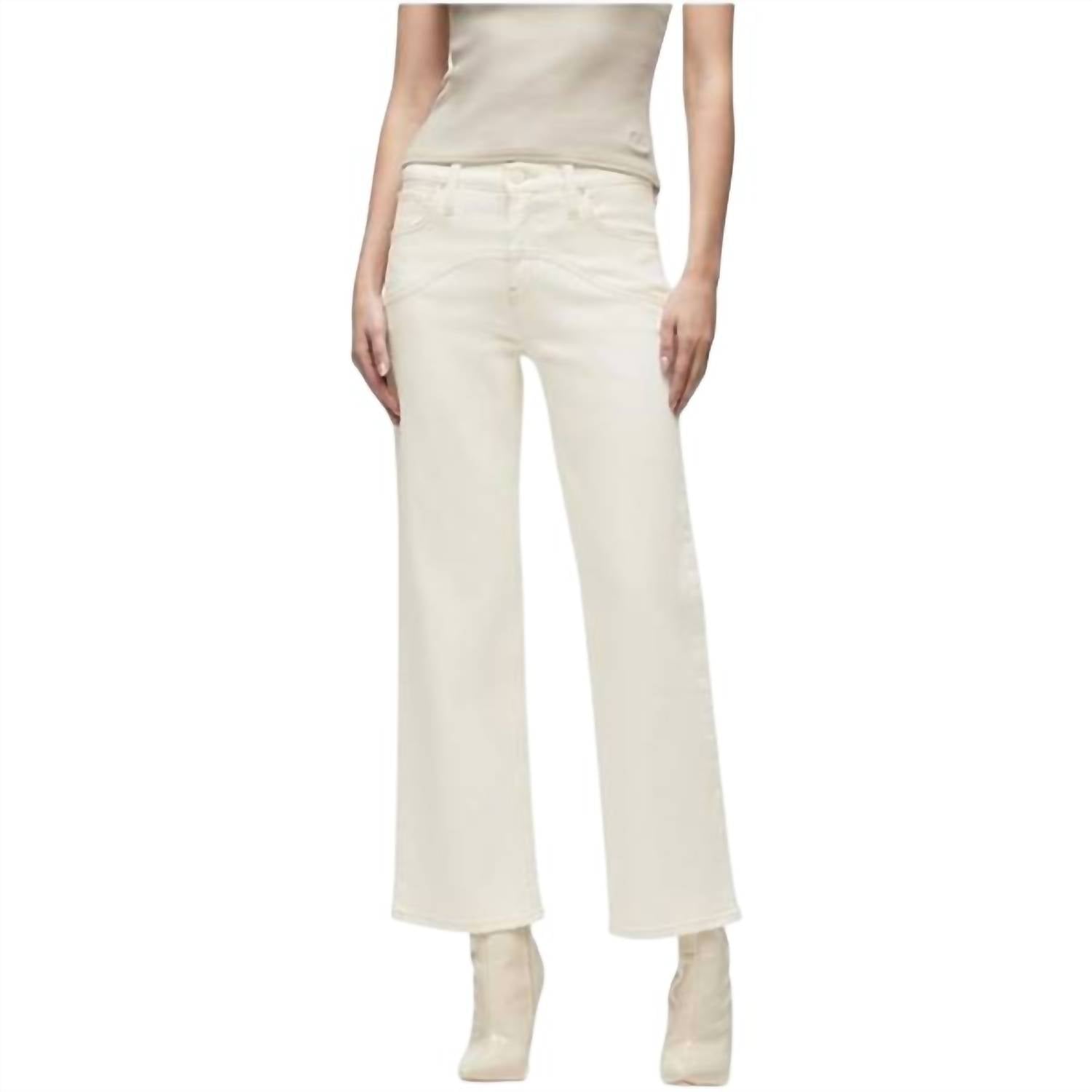 Hudson - Rosie High Rise Wide Leg Ankle Jeans