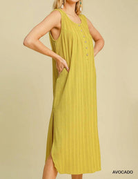 Umgee - Textured Midi Dress
