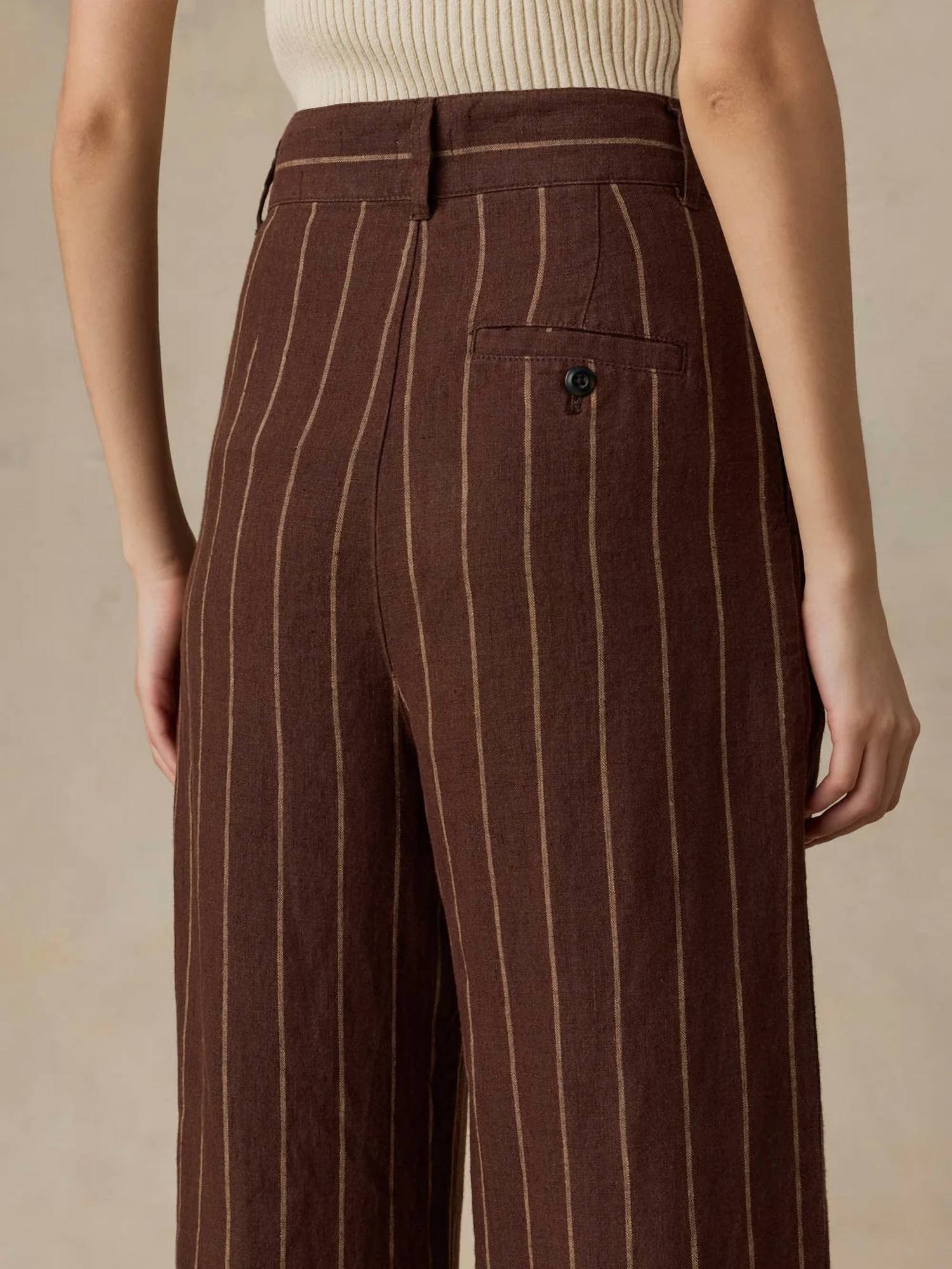 Faherty - Women's Sun Strider Linen Pleated Pants