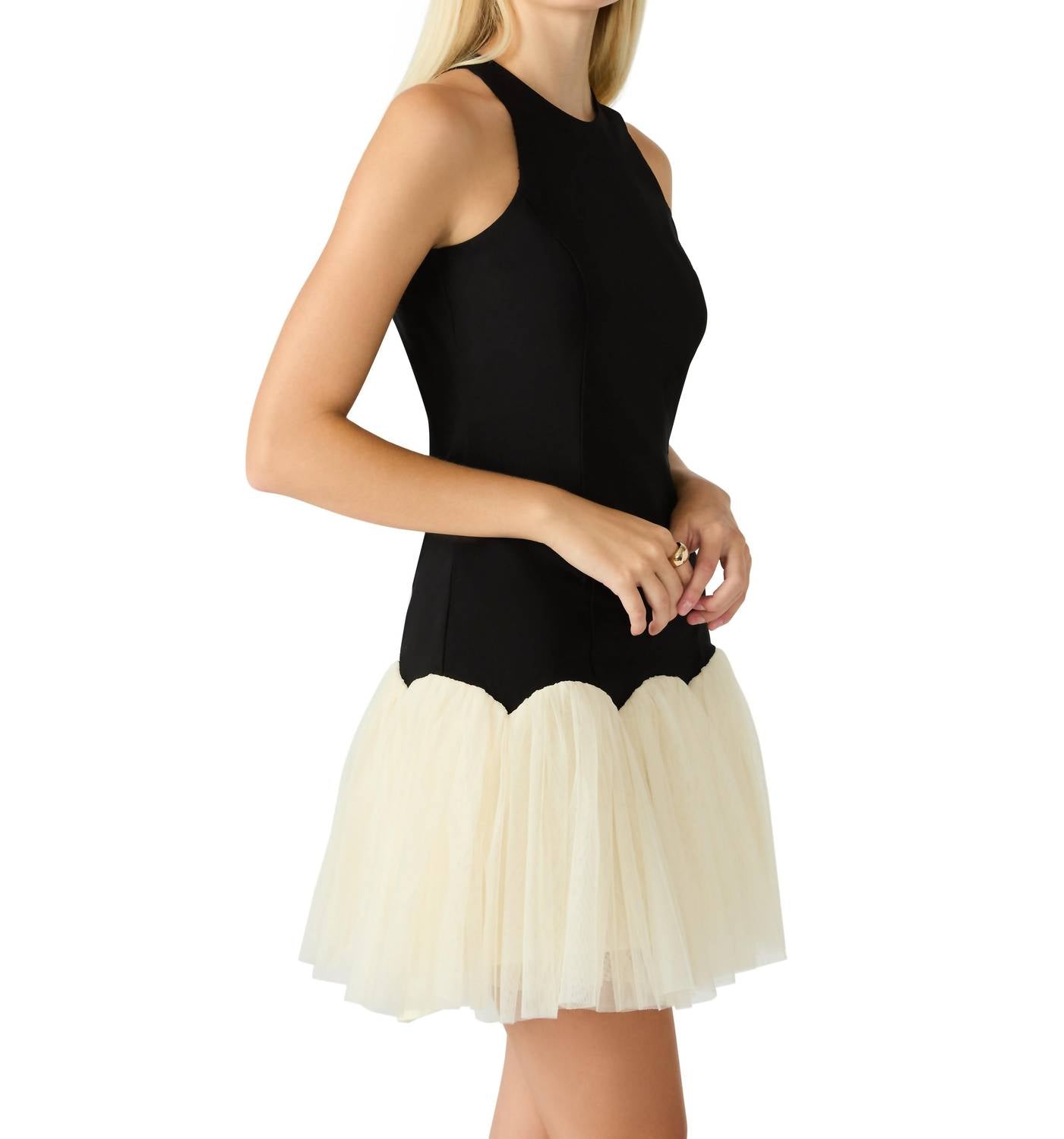 STEVE MADDEN Nohemi Sleeveless Dress in black - women's dress - alternate view