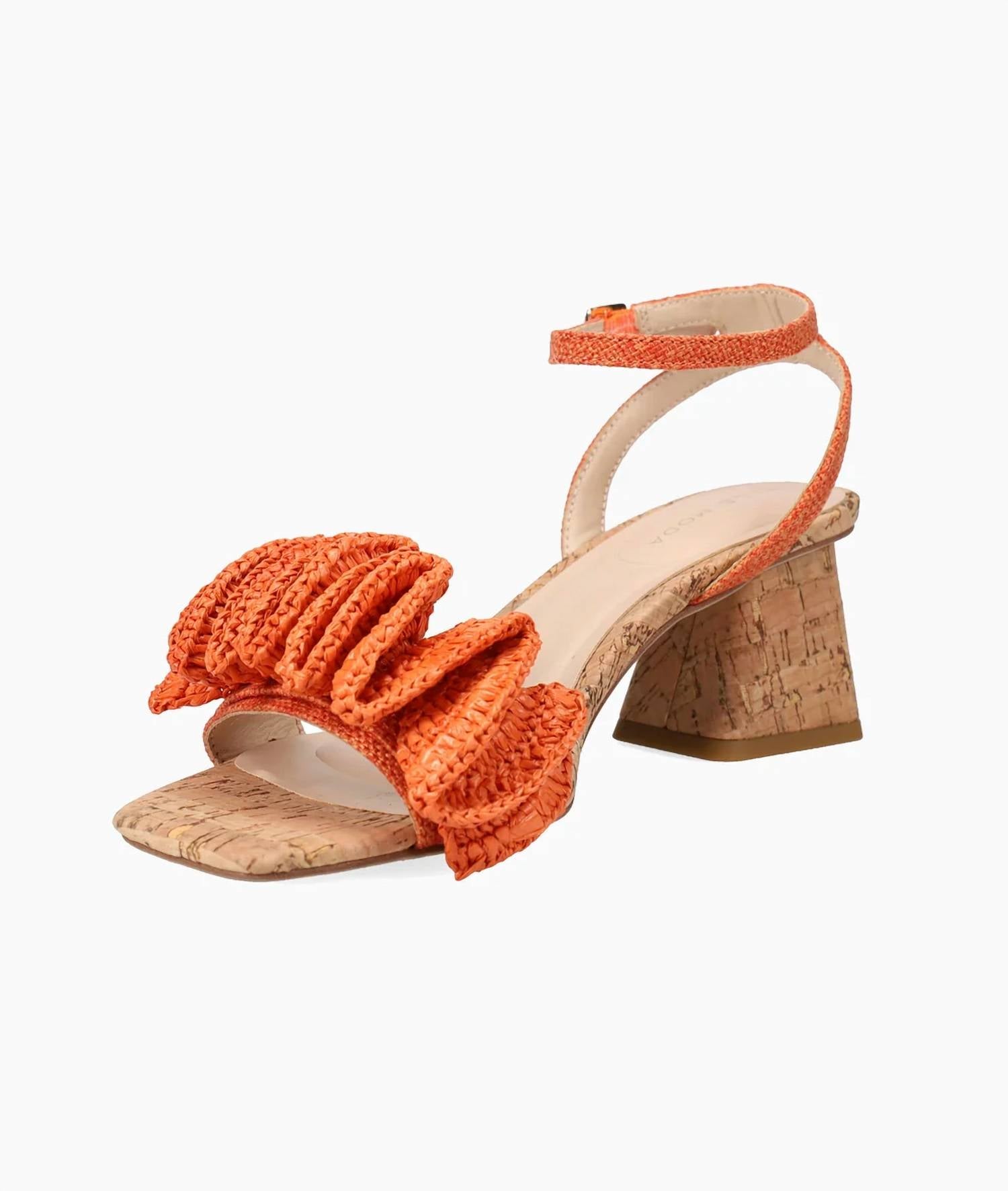 Pelle Moda - Women's Tiann Block Heel Sandals