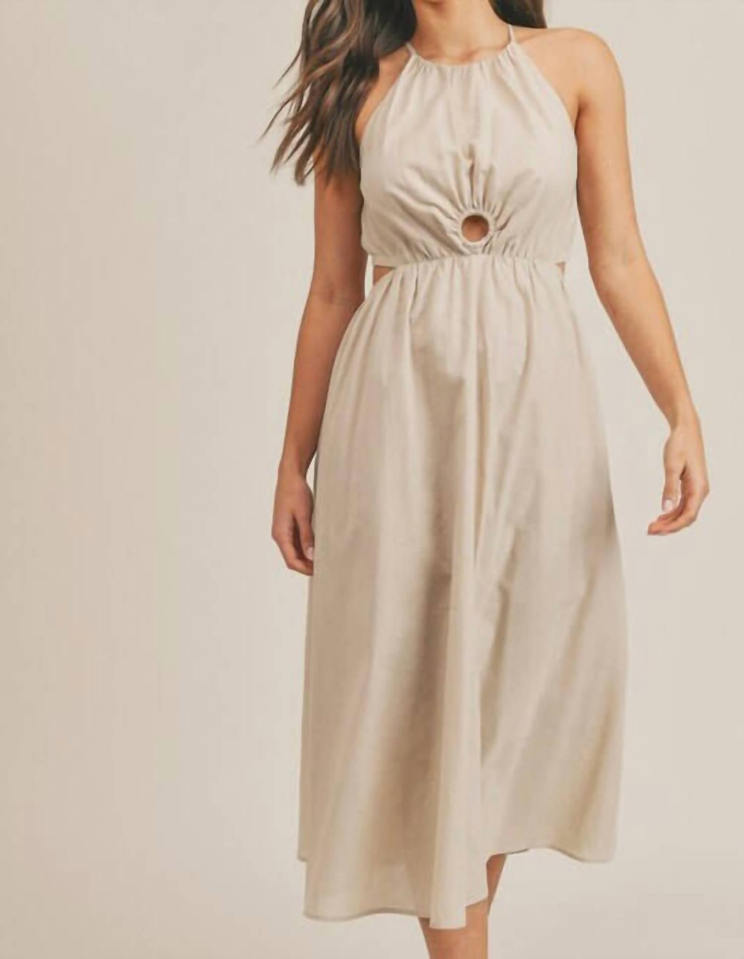 &Merci - Cut Out Midi Dress