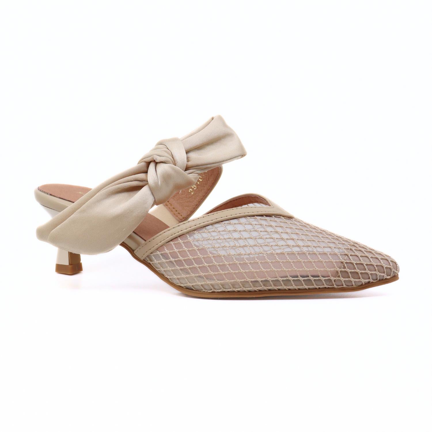 All Black - Women's Side Bow Mule