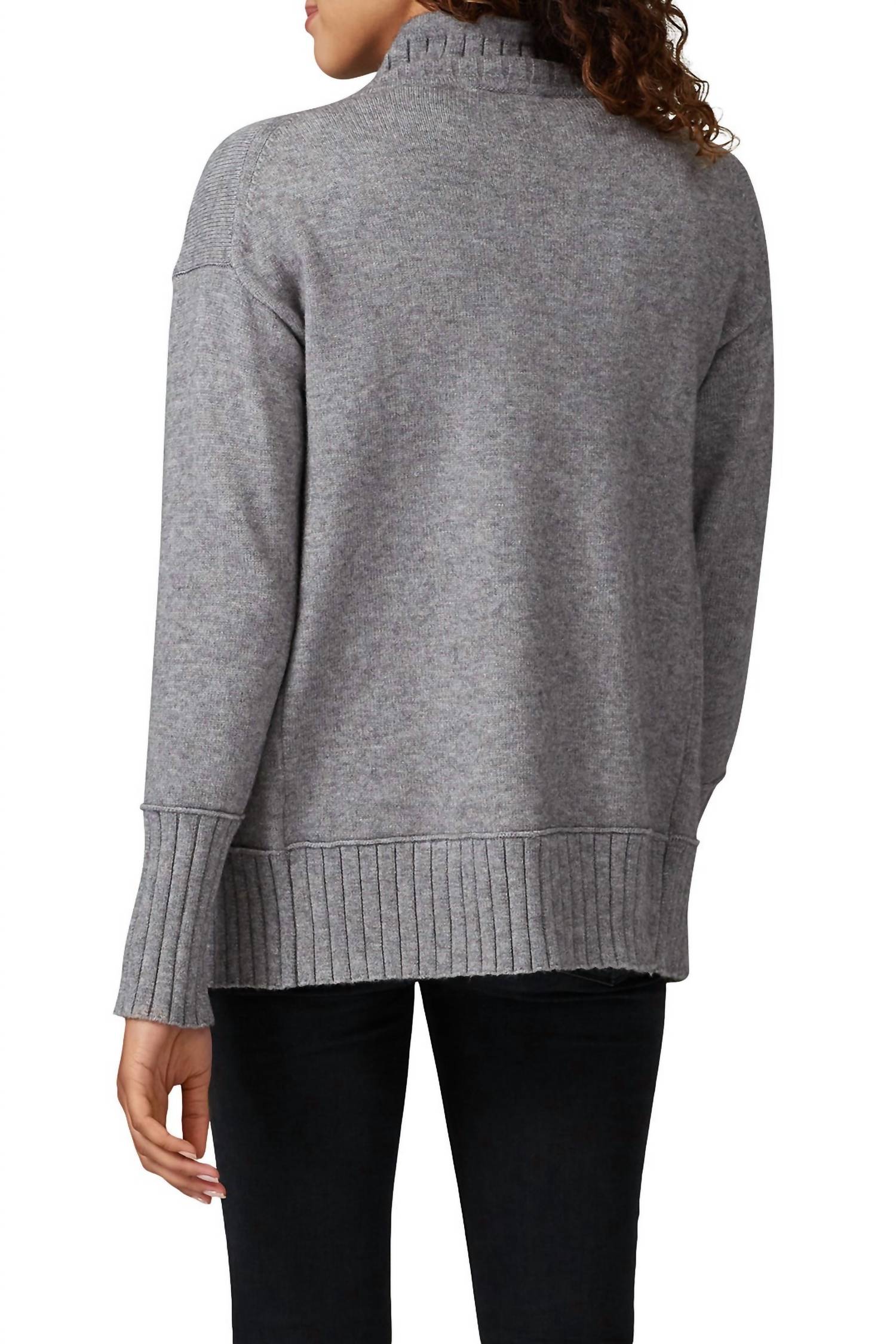 White + Warren - LOFTY BLEND RIBBED COATIGAN