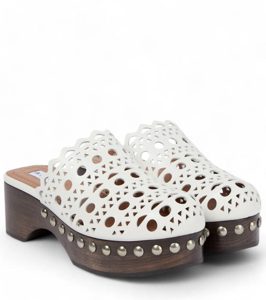 Alaia - WOMEN'S FLAT CLOGS