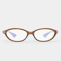 Le Specs - Women's Duskfall Blue Light Oval Glasses