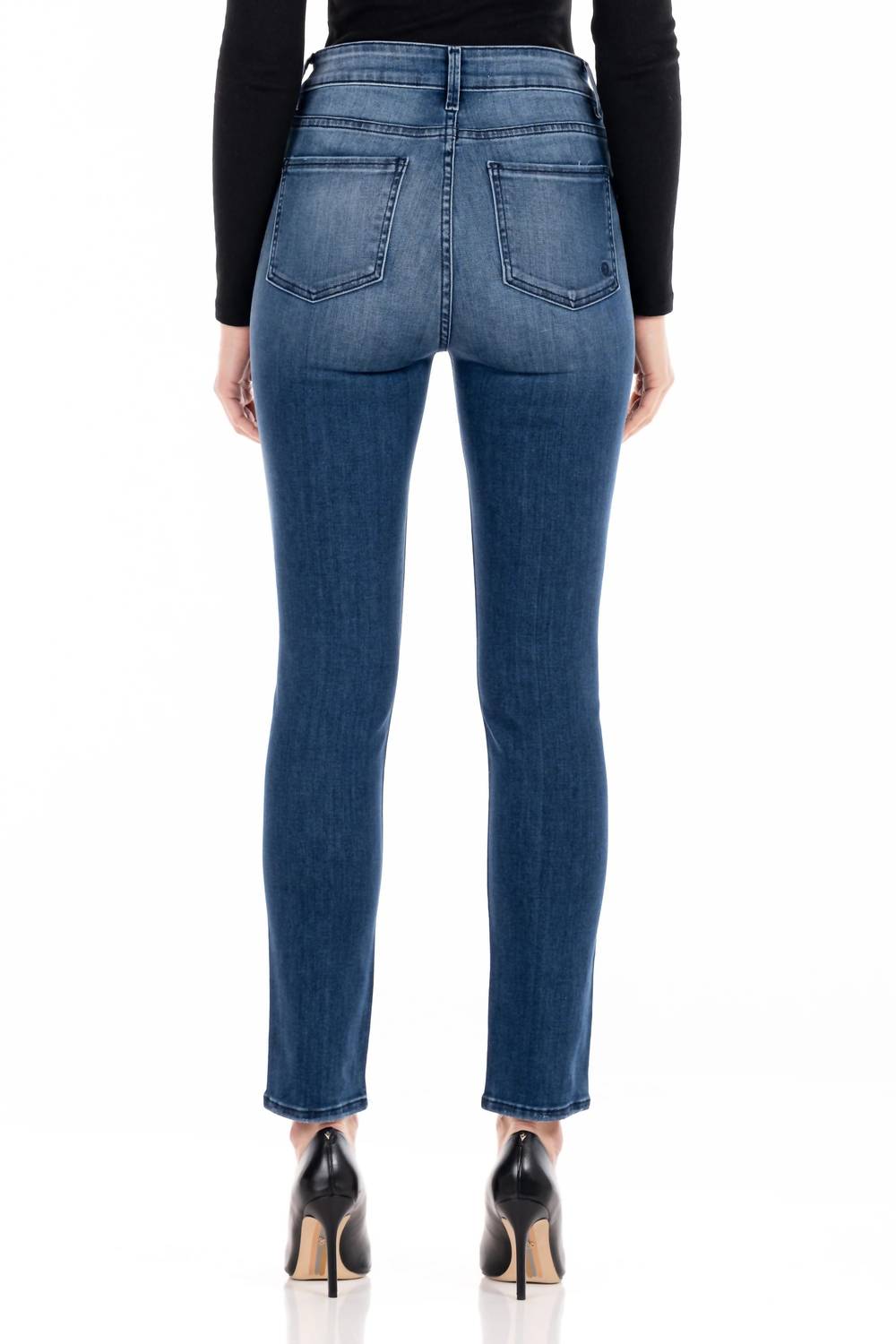 Fidelity - Cher High Rise Slim Straight Jean
