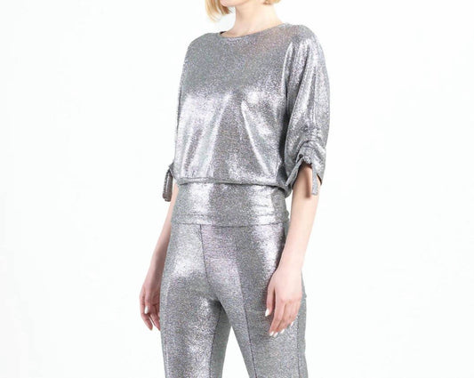 Clara Sunwoo - Shimmer Banded Top