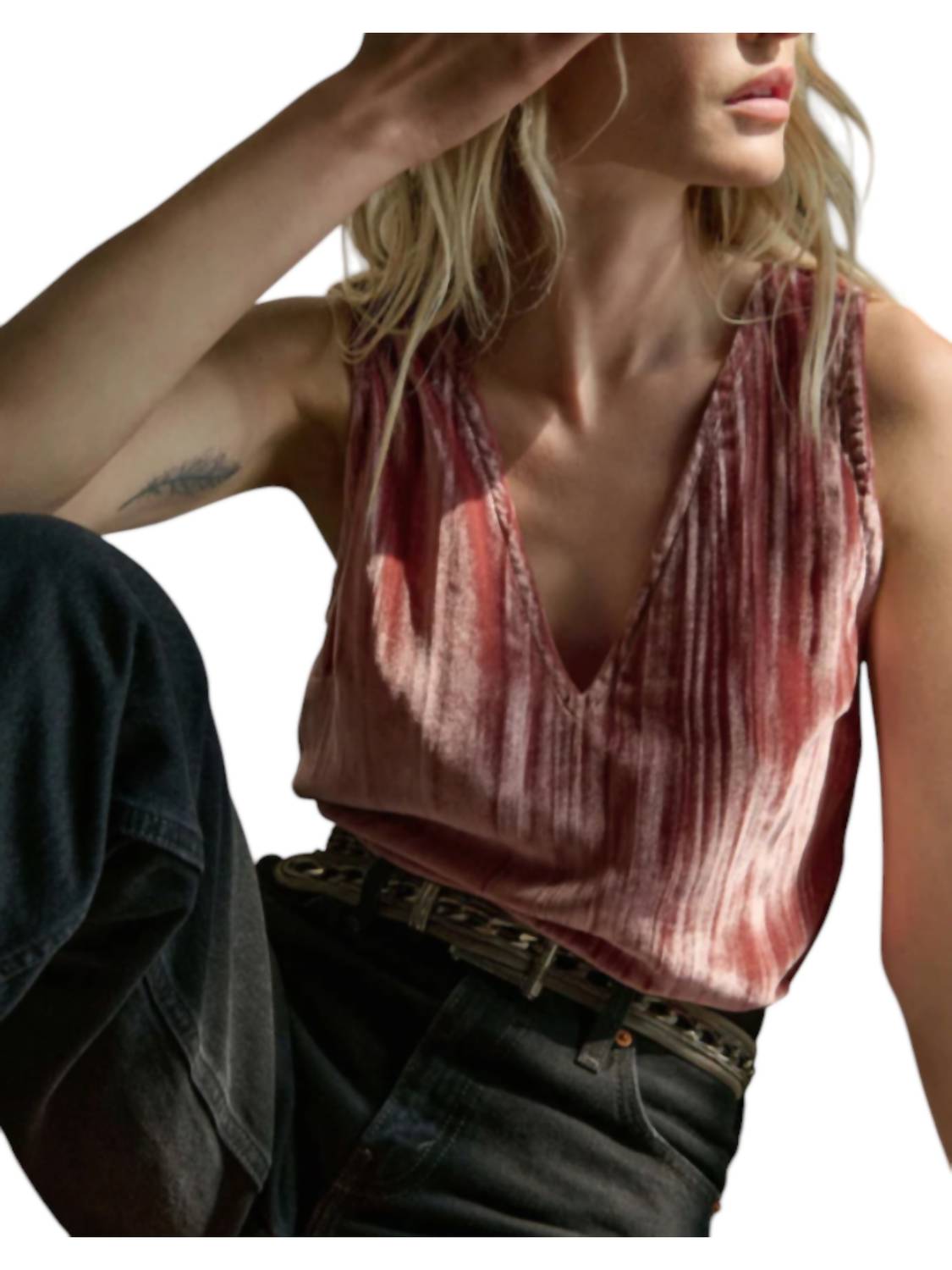 Nation Ltd - Ave Velvet Tank Top
