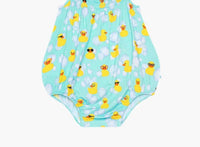 Posh Peanut - Girl's Spaghetti Strap Bubble Romper