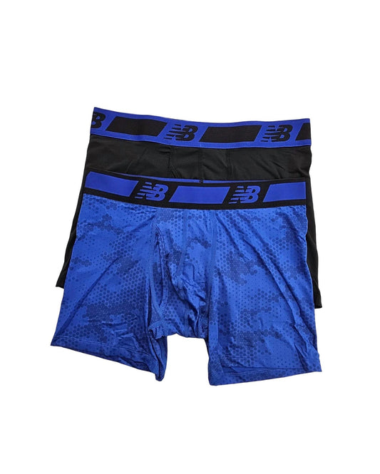 New Balance - Men's 2-Pack Dry And Fresh Performance 6" Boxer Briefs