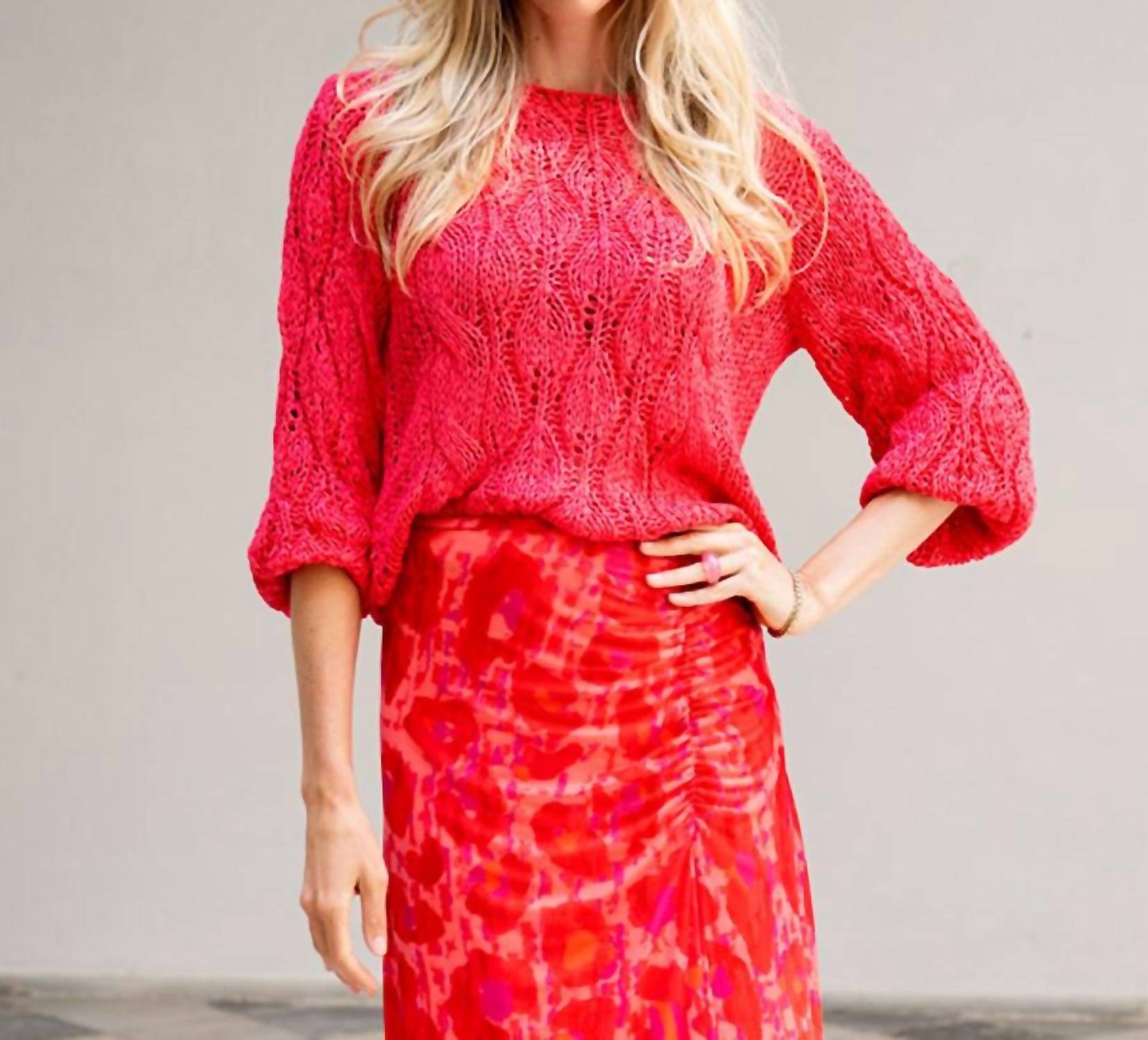 Esqualo - Siva R-neck Tape Sweater