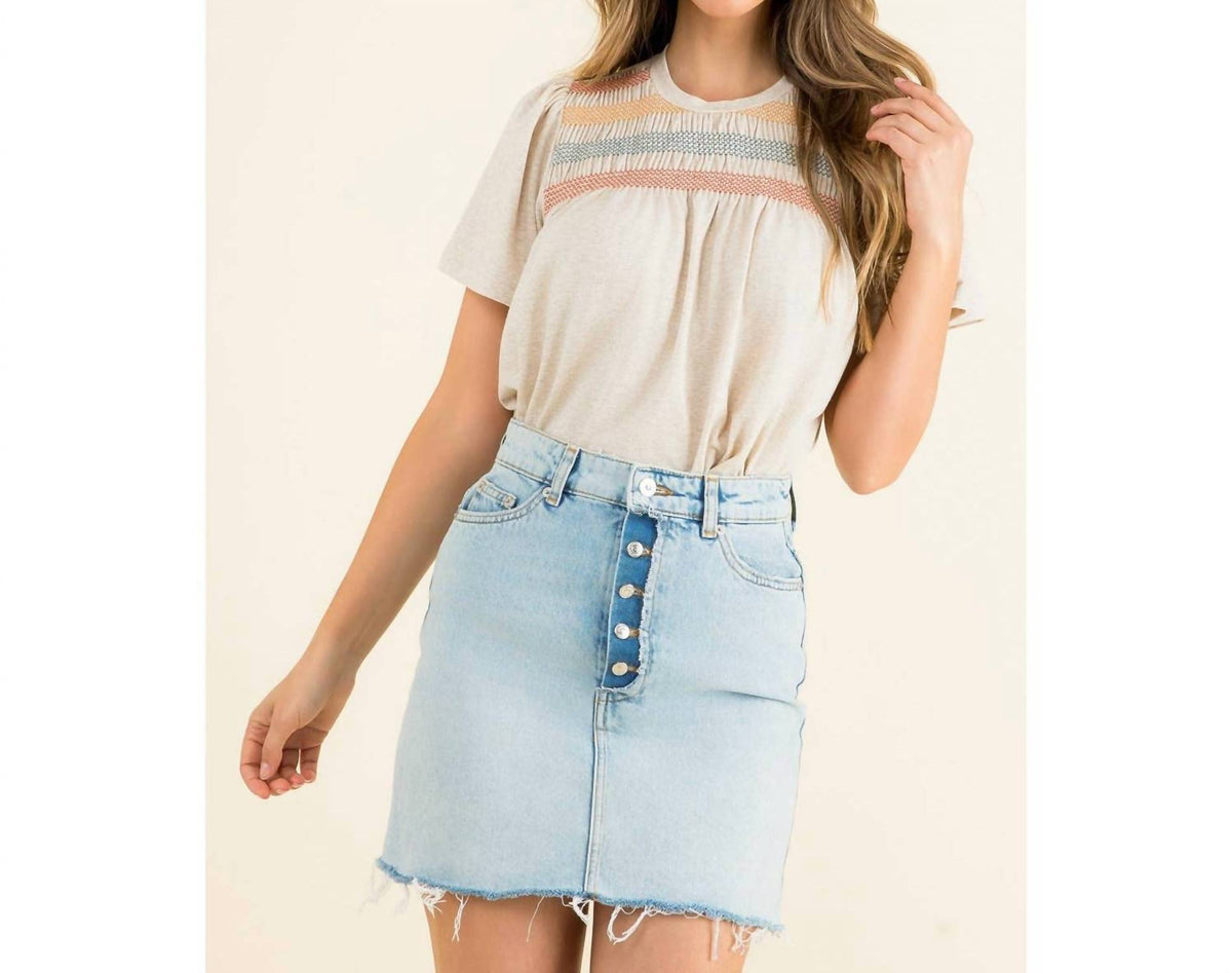 Thml - Short Sleeve Knit Top